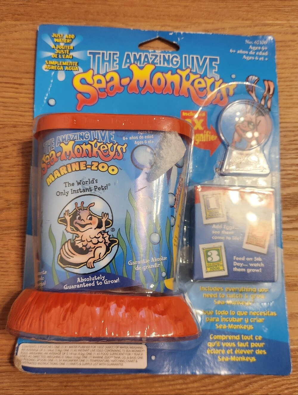 Vintage 2002 Sea-Monkeys Marine Zoo